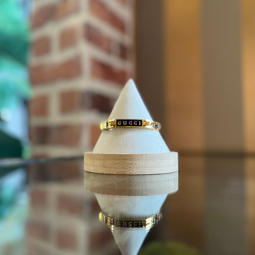 GUCCI Vintage Gold Tone Bracelet